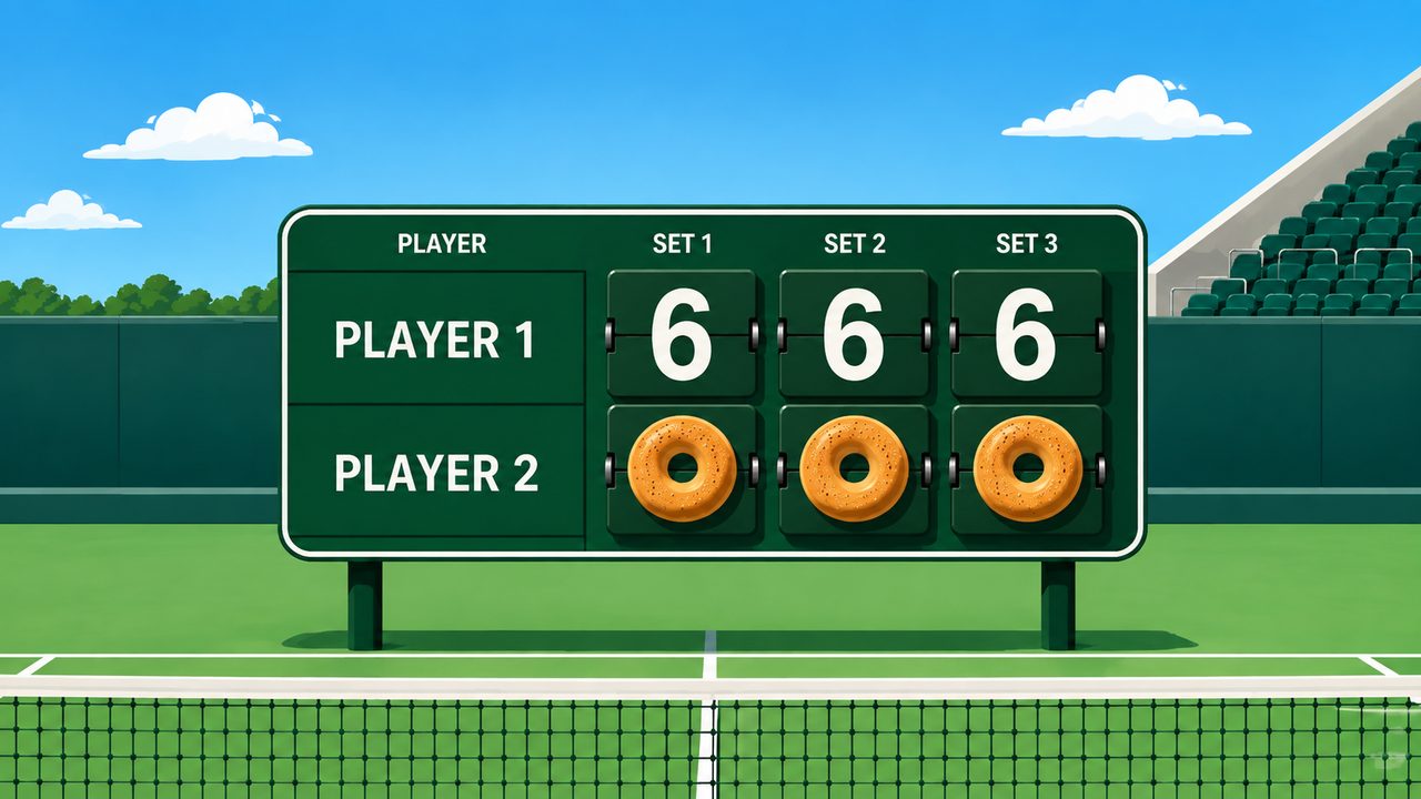 [TENNIS QUICK TIPS] 테니스에서 갑자기 ‘베이글’이 왜 나올까?