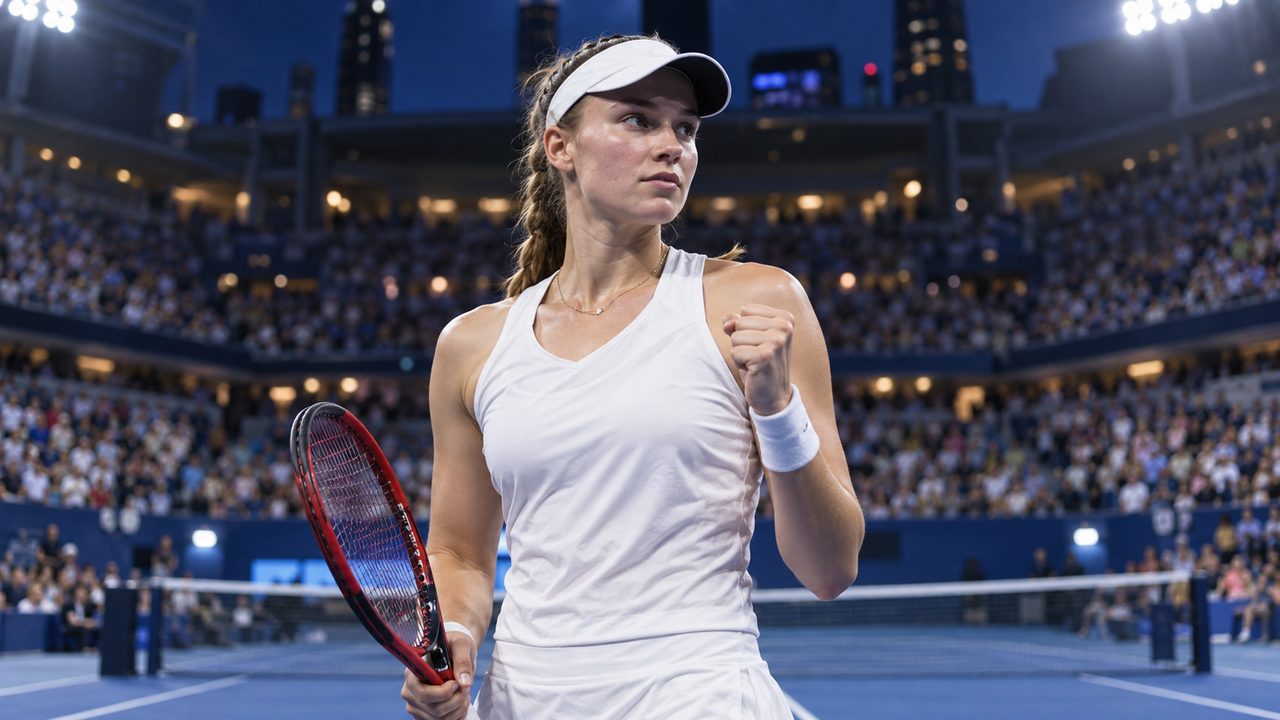 [2026 US OPEN] 리바키나, 정친원 꺾고 생애 첫 세계 1위, 첫 US오픈 4강까지